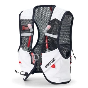 Gilet d'hydratation de course USWE Pace 2L avec 2 flacons ultra 500ml trail randonnée blanc - Photo 1/7