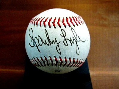 SPARKY LYLE SOMERSET PATROITS YANKEES SIGNED AUTO OAL ALL-STAR GAME BASEBALL JSA - Image 1 of 4