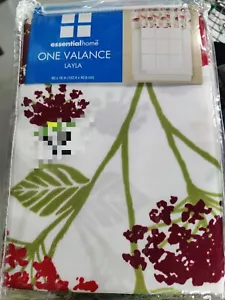 Home Essentials Kmart Floral LAYLA Valance 60” X 16” - Picture 1 of 3