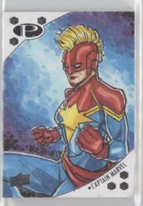2017 Marvel Premier Sketch Card Captain Marvel Mulipola - Picture 1 of 1