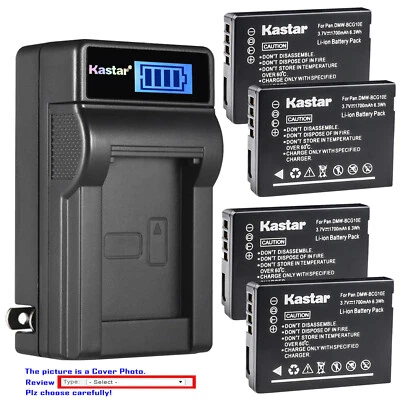 Cargador de pared LCD de batería Kastar para cámara Leica BP-DC7 BC-DC7 y LEICA V-LUX 40 Foto 1 de 4
