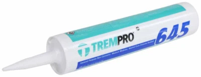 Grey Tremco TremPro 645 RTV Silicone All Purpose Sealant for RVs