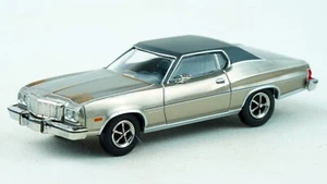 Ford Gran Torino 1976 Brekina metálico plateado/negro #BR19734 escala HO - Imagen 1 de 8