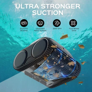 Robot de piscina WYBOT C1, 150 min, para piscinas de hasta 150 m², planificación inteligente de rutas, APP - Imagen 1 de 22