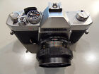 Konica Autoreflex T3 35mm SLR Camera + Hexanon 50mm 1.7 Functional near mint