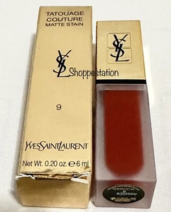 Yves Saint Laurent Tatouage Couture Matte Stain Shade 9 GRENAT NO RULES 6ml - Picture 1 of 4