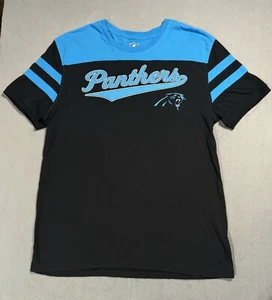 Maglietta North Carolina Panthers NFL calcio vintage a righe sportiva sportiva XL - Foto 1 di 12