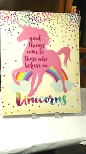 Unicorn Nanette Lapore Wall Art Hanging Frame 11 X 14 Inches - Picture 1 of 9