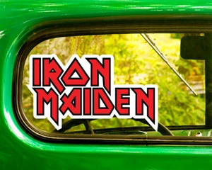 2 IRON MAIDEN DECALs Sticker Bogo For Car Window Bumper Laptop Free Shipping - Picture 1 of 1