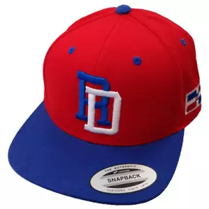 Dominican Republic RD Logo SnapBack Hat - Picture 1 of 6