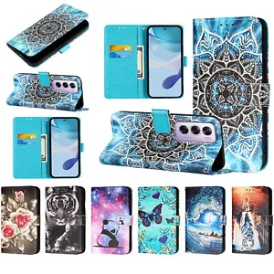 For Oppo Realme 12 10 11 8 9 GT5 Plain Pattern Flip Wallet Case Phone Case Cover - Picture 1 of 20