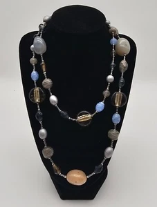 Premier Designs lange Boho-Halskette am See 36+3 Zoll nicht mehr produziert - Bild 1 von 6