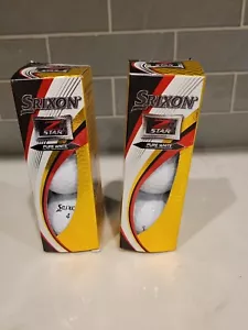 Srixon Z Star Pure White Golf Balls, 2 3-Packs , 1/2 Dozen Brand New Free Ship - Picture 1 of 6