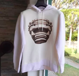 NEIL BARRETT SWEATER L pullover hoodie hoody neoprenic white - Bild 1 von 15