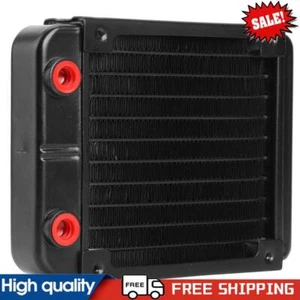 120mm Water Cooling Radiator G1/4 Thread 10 Pipe for PC CPU Computer ~G - Photo 1/10
