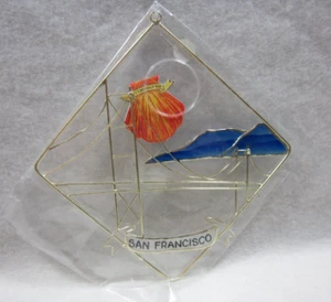 Suncatcher Capiz - Island Shells - San Francisco Bridge - 6" en las esquinas - Imagen 1 de 9