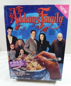 Addams Family Film Portrait Ralston Müslischachtel leer gefaltet - Bild 1 von 6