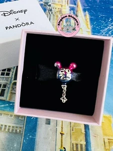 2025 Disney Parks Pandora Charm Mickey Mouse Ballon Ohren Kopf Jahr datiert Neu - Bild 1 von 2