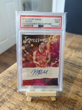 PSA 9 2020-21 Panini Court Kings JJ Redick Impressionist Ink Sapphire /25