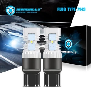 White LED Fog Light Turn Signal Lamp Bulbs 7440/7443/1157/5202/H11/9005/9006/H10 - Picture 1 of 17