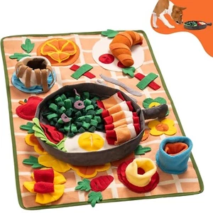 Mewoofun Snuffle Mat Pet Snuffle Mat for Dogs Dog Feeding Mat Interactive Toys - Picture 1 of 7
