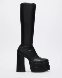 Stivali al ginocchio Steve Madden Cypress, stile # CYPR02S1, taglia 9,5, nero - Foto 1 di 15