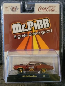 M2 Machines Mr. Pibb 1970 Ford Torino Cobra "Chase" 1/750 Carded New. 1/64 - Picture 1 of 6