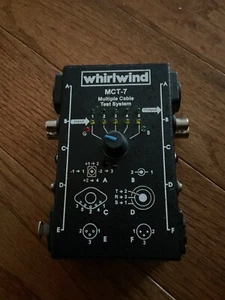 Whirlwind MCT-7 Multiple Cable Test System Audio Equipment. Cable Tester - Picture 1 of 4