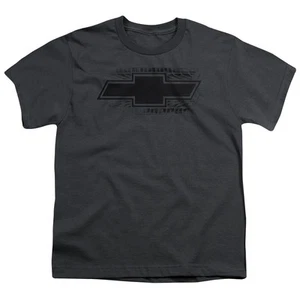 CHEVROLET BOWTIE BURNOUT Kids Boys Girls Graphic Tee Shirt SM-XL Sizes 6-20 - Picture 1 of 2