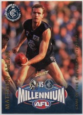2000 AFL SELECT Y2K MILLENNIUM GAME CARD SERIES - 3 Matthew ALLAN (CARLTON)