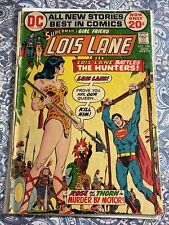 SUPERMAN'S GIRLFRIEND LOIS LANE #124 JUNGLE TRIBE BONDAGE 1972 DC COMICS hunters