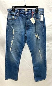 NUEVO Pantalones de mezclilla Gap Cone desgastados pierna recta 31 R - Imagen 1 de 3