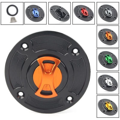 Fuel Gas Tank Cap Cover For Suzuki TL1000S GSXR600 GSXR750 GSXR1000 SV650 Foto 1 de 4