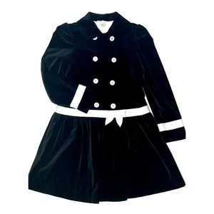 American Girl Coat Sz 16 Black Velveteen Dress Like Your Doll Edwardian Jacket - Picture 1 of 7