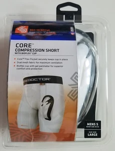 Shock Doctor Core Compression Short w/ Bioflex Cup Men's Small / Cup Size Large - Picture 1 of 4