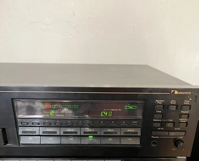Nakamichi Vintage CDC-3A Compact Disc Player Changer com 6 CD Magazine LEIA - Imagem 1 de 3