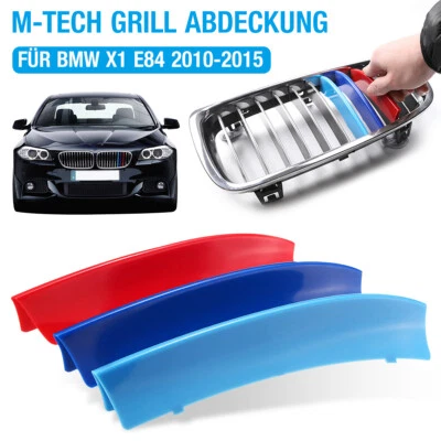 3 M Color Kidney Grille Insert Trim Cover Strips fit for BMW X1 E84 2010-15 Acc - image 1 of 4