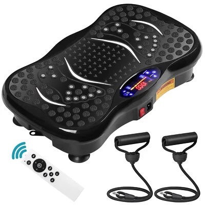 Vibration Plate Fitness Platform Exercise Machine Vibrating Lymphatic Drainage - Image 1 of 4