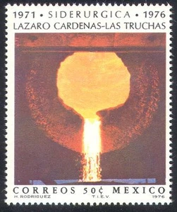 Mexico 1976 Steel/Metal/Industry/Iron/Minerals/Foundry/Commerce 1v (n27277) - Picture 1 of 1