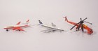 3-tlg. Lot Modell Flugzeuge Hubschrauber Matchbox Schuco Corgi Toys 