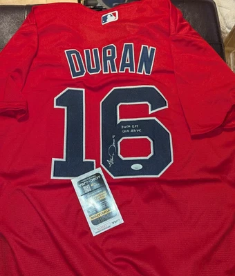 2024 ALL STAR Jarren Duran  SIGNED BOSTON RED SOX ALT HOME JERSEY JSA  COA - Image 1 of 4