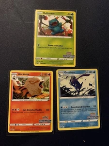 Concurso de Ilustración Pokemon 2022 Bulbasaur Arcanine Greninja Juego de Cartas Coleccionables Inglés - Imagen 1 de 5