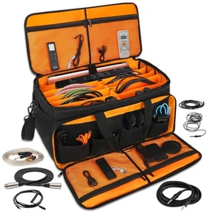 Kabel Organizer Tasche & DJ-Tasche für Musiker: Robust mit 17" Laptophülle... - Bild 1 von 7