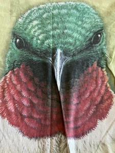 THE MOUNTAIN T-Shirt Gr. 2XL KOLIBRI WILDTIER VOGEL NATUR GRÜN GRAFIK T-Shirt - Bild 1 von 8