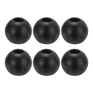 6pcs Cable Ball Stopper Rubber Gym Machine Accessories for Cable Fitness Black - Picture 1 of 7