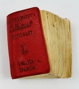 Vintage 1961 Langenscheidt's Lilliput Spanish English Dictionary (Item 102A) - Picture 1 of 6