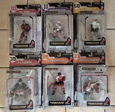 Lote de 6 figuras de acción de hockey Mcfarlane NUEVAS serie 2 2000 Foto 1 de 4