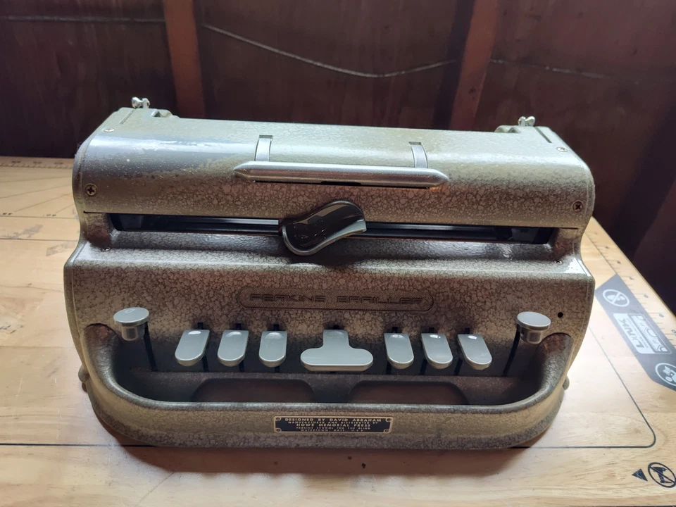 Brailer clássico Perkins Perkins School for The Blind ERIC KLOSS JAZZ ESTATE - Imagem 1 de 1