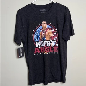 WWE Kurt Angle Grey Tshirt medium New with small Defect - Picture 1 of 5