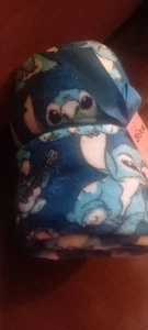 lilo and stitch Fleese Balnket Blue Suze 120cmx150cms - Picture 1 of 5